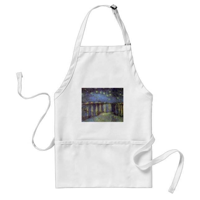 Van Gogh's Starry Night Painting Standard Apron (Front)