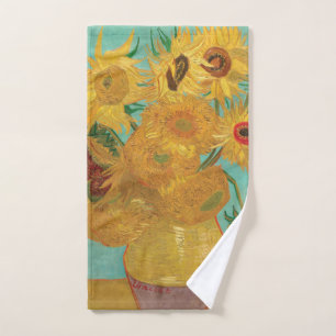 Van Gogh's Sunflowers Hand Towel