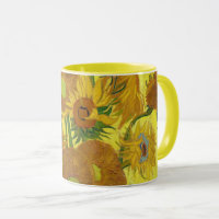 Van Gogh's Sunflowers Vintage Fine Art
