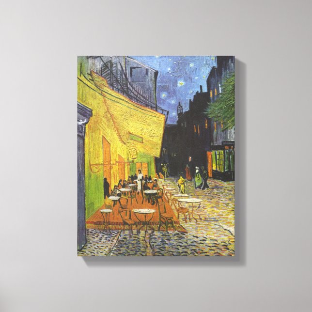 Van Gogh's Terrace Cafe Canvas Print (Front)