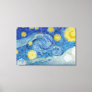 Van Gogh's The Starry Night Canvas