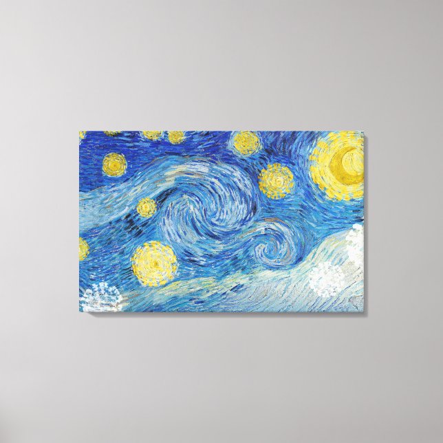 Van Gogh's The Starry Night Canvas (Front)
