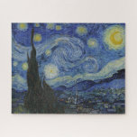 Van gogh's THE STARRY NIGHT Jigsaw Puzzle<br><div class="desc">Solving puzzles helps reinforce existing connections between our brain cells. It also increases the generation of new relationships. This, in turn, improves mental speed and thought processes. Jigsaw puzzles are especially good for improving short-term memory. The night sky depicted by van Gogh in the Starry Night painting is brimming with...</div>