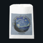 van Gogh's The Starry Night Party Items Collection Favour Bags<br><div class="desc">All of our products are made with large scale images that have been carefully edited to provide the best resolution,  colour and detail possible.</div>