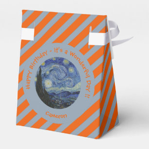 van Gogh's The Starry Night Party Items Collection Favour Box