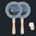 van Gogh's The Starry Night Party Items Collection Hand Fan<br><div class="desc">All of our products are made with large scale images that have been carefully edited to provide the best resolution,  colour and detail possible.</div>