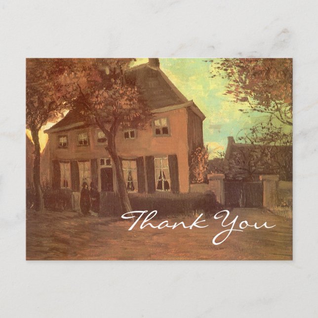 Van Gogh's Vicarage at Nuenen Postcard (Front)