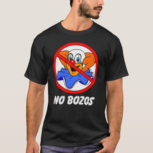 Van Halen No Bozos Funny Logo T-Shirt (Front)