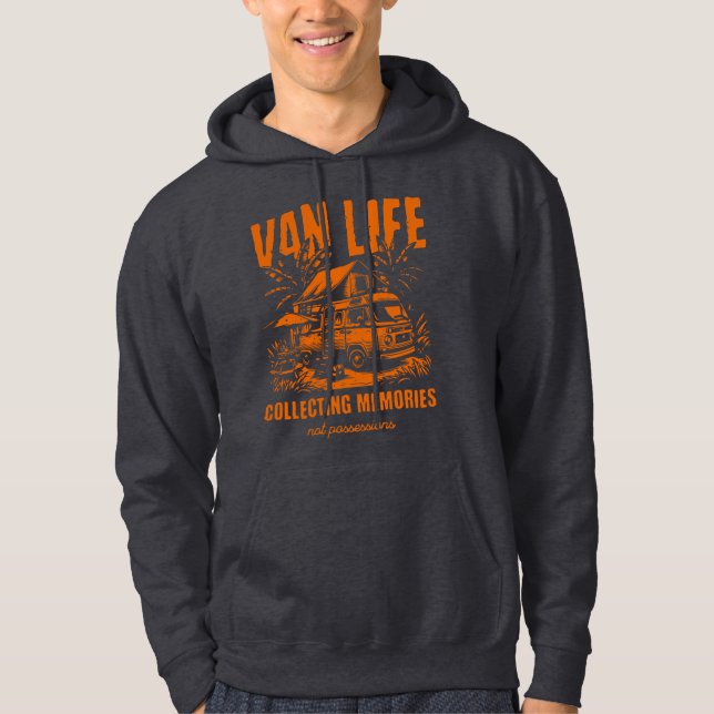 Van Life Adventure Collecting Memories  Hoodie (Front)