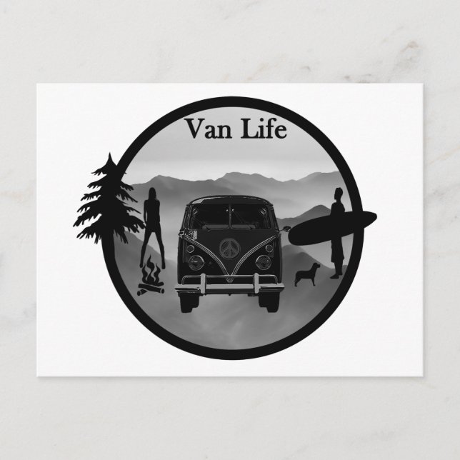 Van Life adventures Postcard (Front)