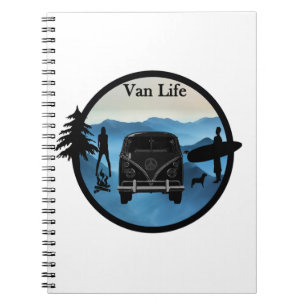 Van life and adventure notebook