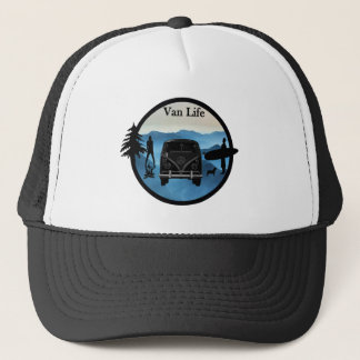 Van life and adventure trucker hat