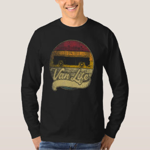 Van Life Camper Camp Retro 70s 80s Vintage Rv Camp T-Shirt