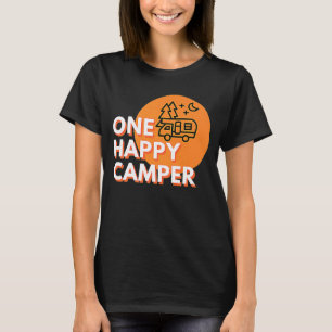 Van Life Camping Camper Travel Bus Nature Adventur T-Shirt