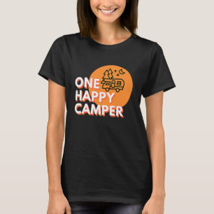 Van Life Camping Camper Travel Bus Nature Adventur T-Shirt