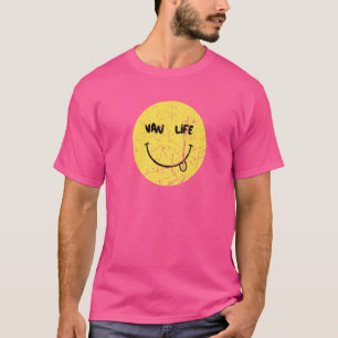 Van Life Happy Camper Van Camping Travel Nomad T-Shirt