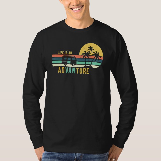 Van Life Is An Andvanture - Vanlife Van Life T-Shirt (Front)