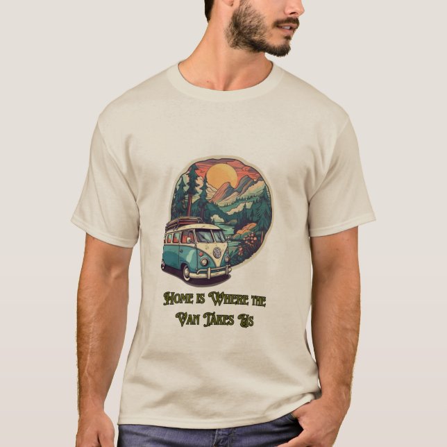 Van Life, River Vibes T-Shirt (Front)