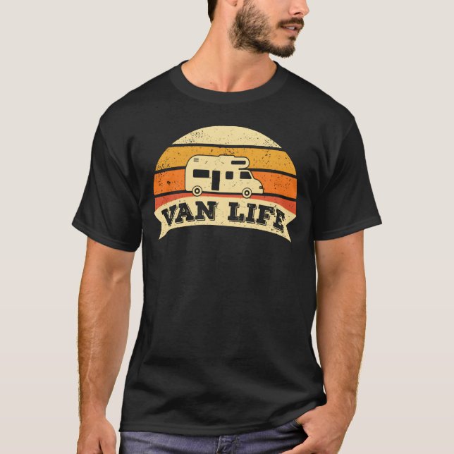 Van Life Rv Camping Camper Caravan Motorhome Gift  T-Shirt (Front)