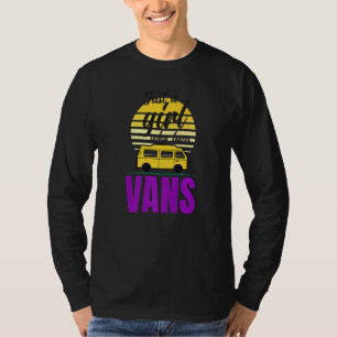 Van Life Sun Surfer Girl Vanlife Just A Girl Who L T-Shirt