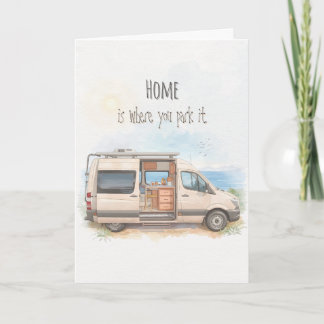 Van Life Travel Greeting Card