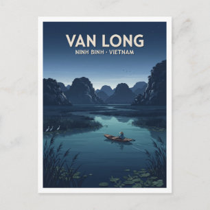 Van Long Nature Reserve Gia Vien Vietnam Travel Postcard