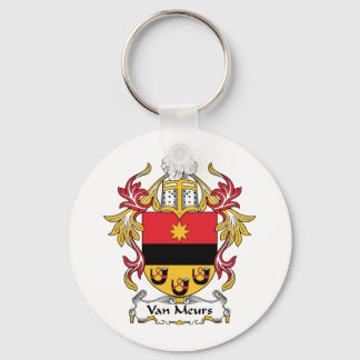 Van Meurs Family Crest Key Ring