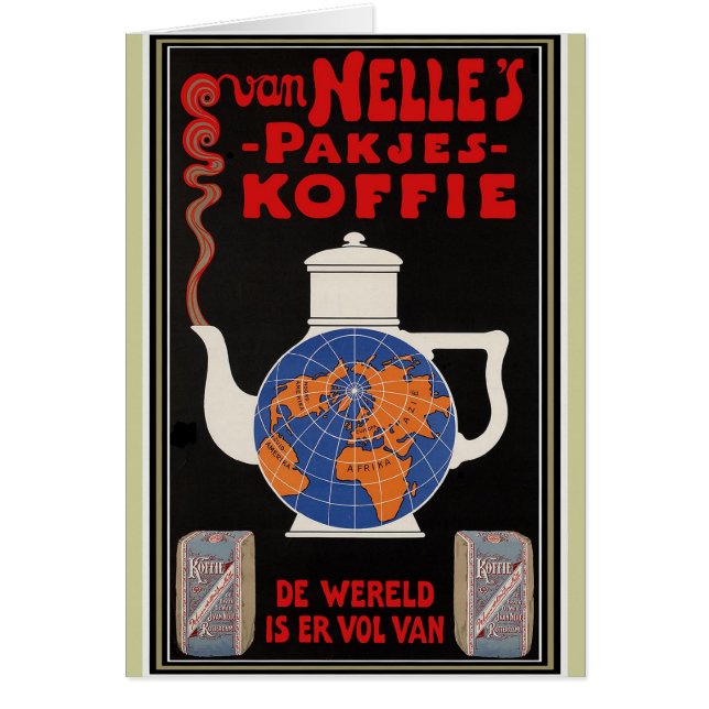 Van Nelle's Coffee - Vintage Advertising (Front)