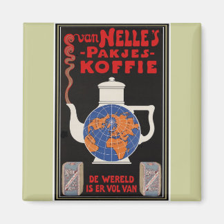 Van Nelle's Coffee - Vintage Advertising Magnet