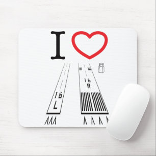 Van Nuys Airport Runways 16L and 16R - Mousepad
