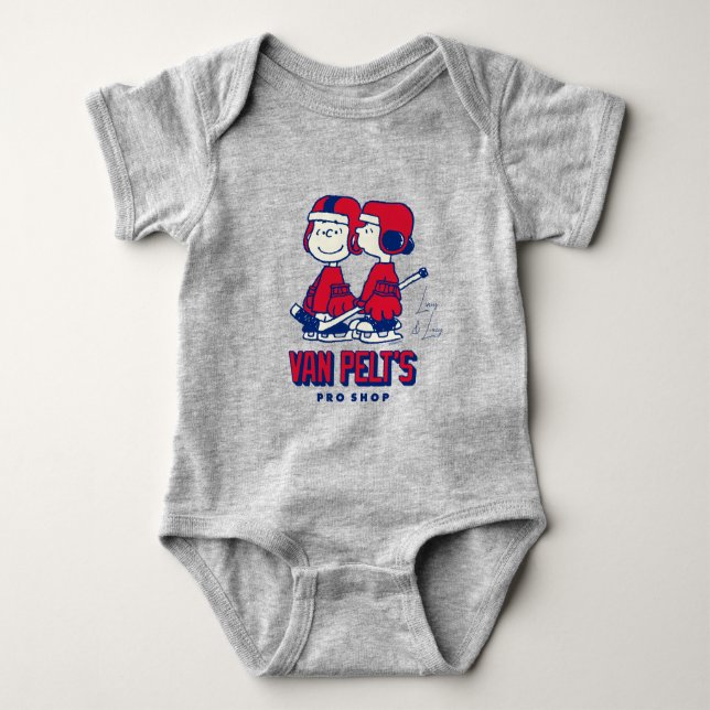 Van Pelt's Hockey Club Pro Shop Baby Bodysuit (Front)