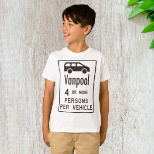 Van Pool Sign T-Shirt