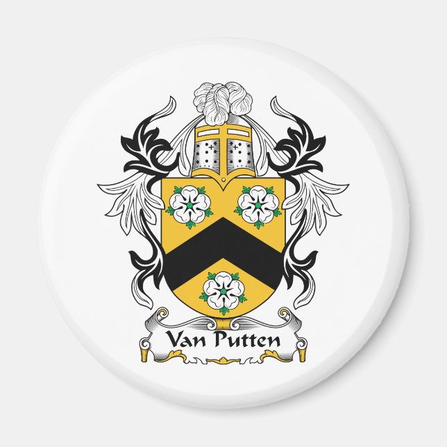 Van Putten Family Crest Magnet (Front)
