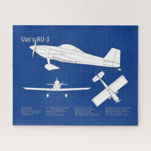 Van’s RV-3 - Aeroplane Blueprint Plans ABD Jigsaw Puzzle