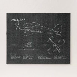 Van’s RV-3 - Airplane Blueprint Plans PD Jigsaw Puzzle