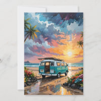 Van Scene On Beach A
