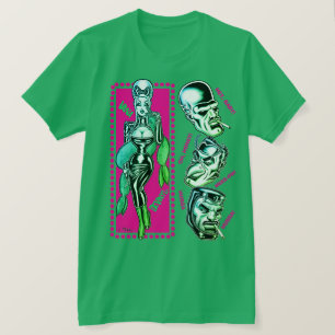 Vana DeVinyl™/Catcalls/Green T-Shirt