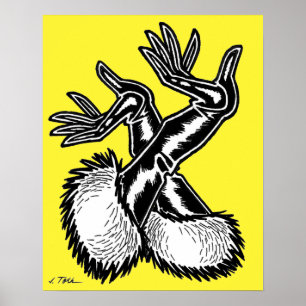 Vana DeVinyl™/Fun-Fur, PVC Gloves Poster