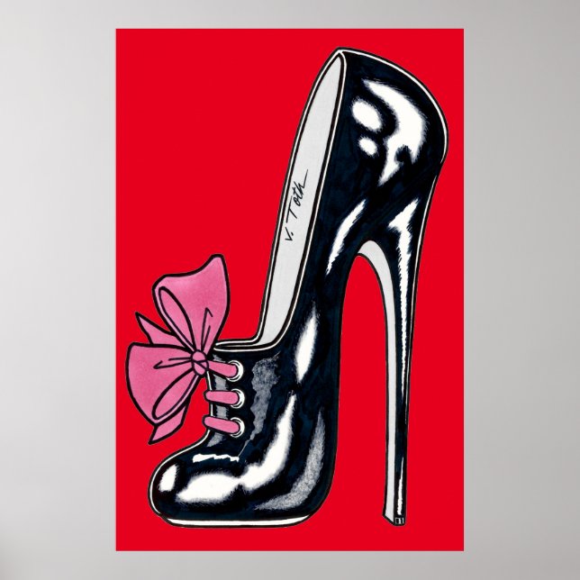 Vana DeVinyl™/High Heel With Bow Poster (Front)
