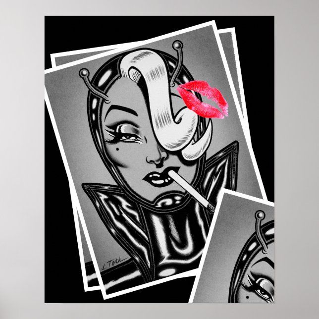 Vana DeVinyl™: Neo Noir/Kiss Poster (Front)