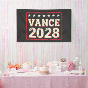Vance 2028 For president Election Trump Republican Banner