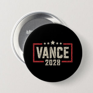 Vance 2028 President Election Campaign US Flag 7.5 Cm Round Badge