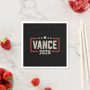 Vance 2028 President Election Campaign US Flag Napkin