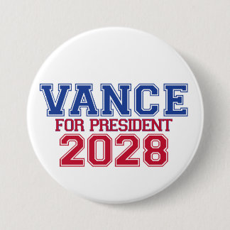 Vance for President (varsity) 7.5 Cm Round Badge