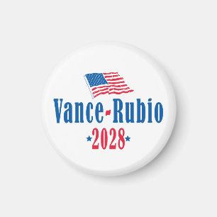 Vance Rubio 2028 (flag) Magnet