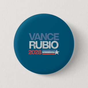 Vance Rubio 2028 President Jd Vance Marco Rubio Us 6 Cm Round Badge