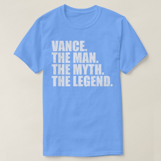VanceVance Name Vance given name T-Shirt (Design Front)