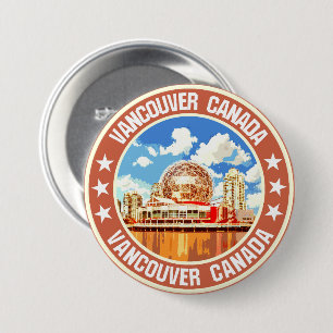 Vancouver                                          7.5 cm round badge