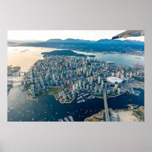 Vancouver aerial poster