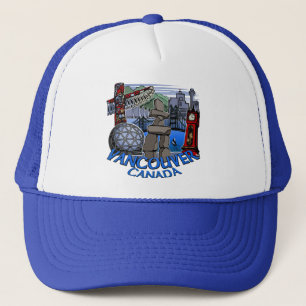 Vancouver BC Caps Souvenir Trucker Caps & Hats
